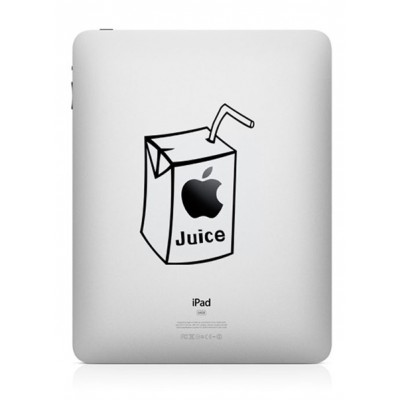 Apple Juice (2) iPad Decal